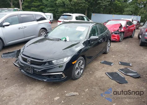 2020 Honda Civic Lx из США, поврежденный, VIN 2HGFC2F62LH531212